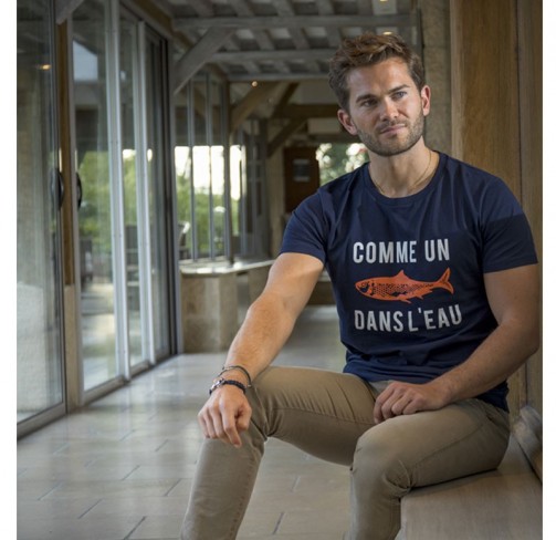 T-shirt "comme un poisson dans l'eau"