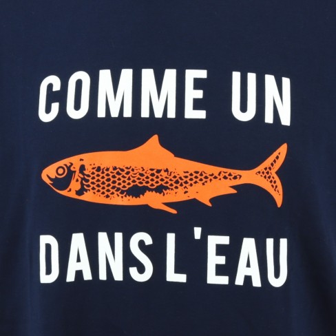 T-shirt "comme un poisson dans l'eau"