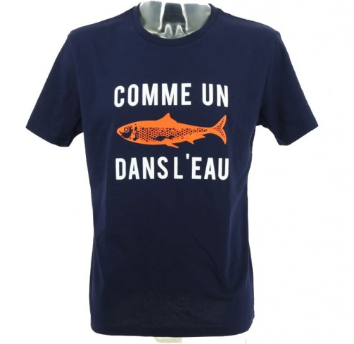 T-shirt "comme un poisson dans l'eau"