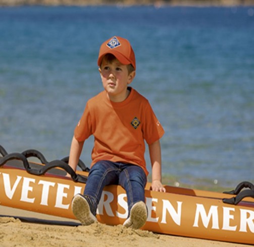 Casquette enfant orange
