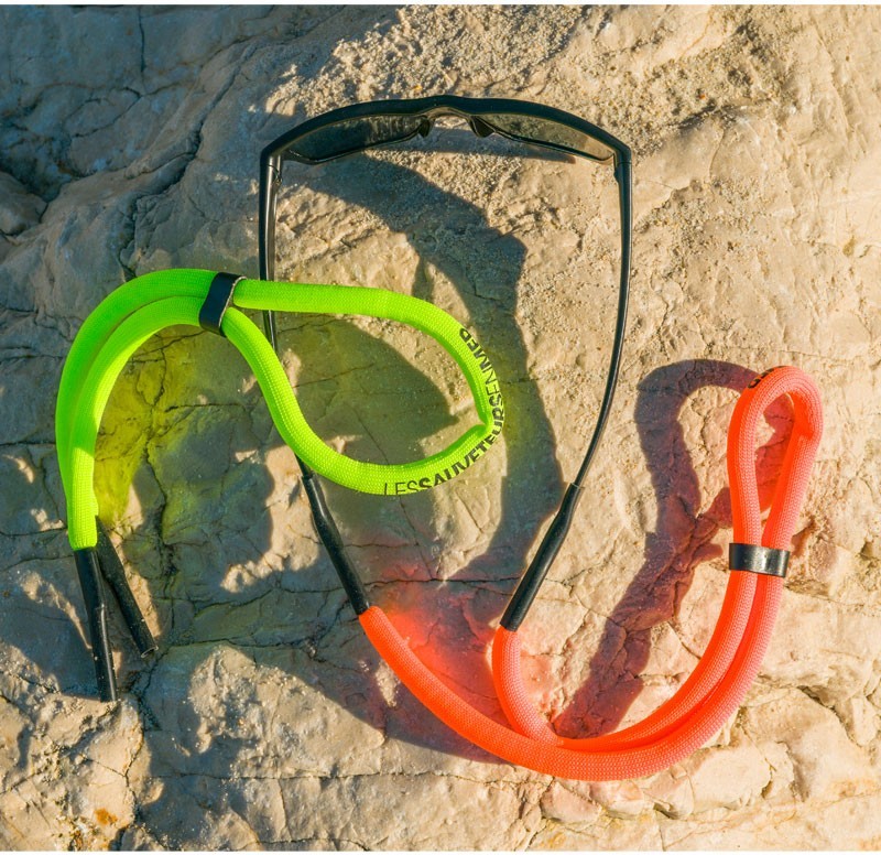 Cordon de lunette flottant orange