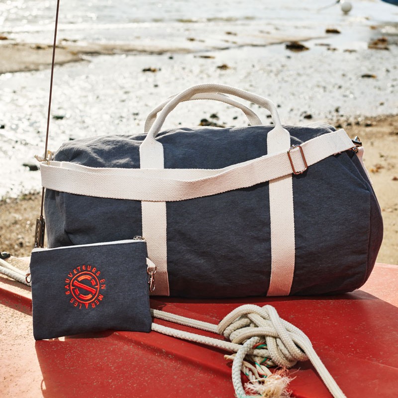 Sac polochon gris