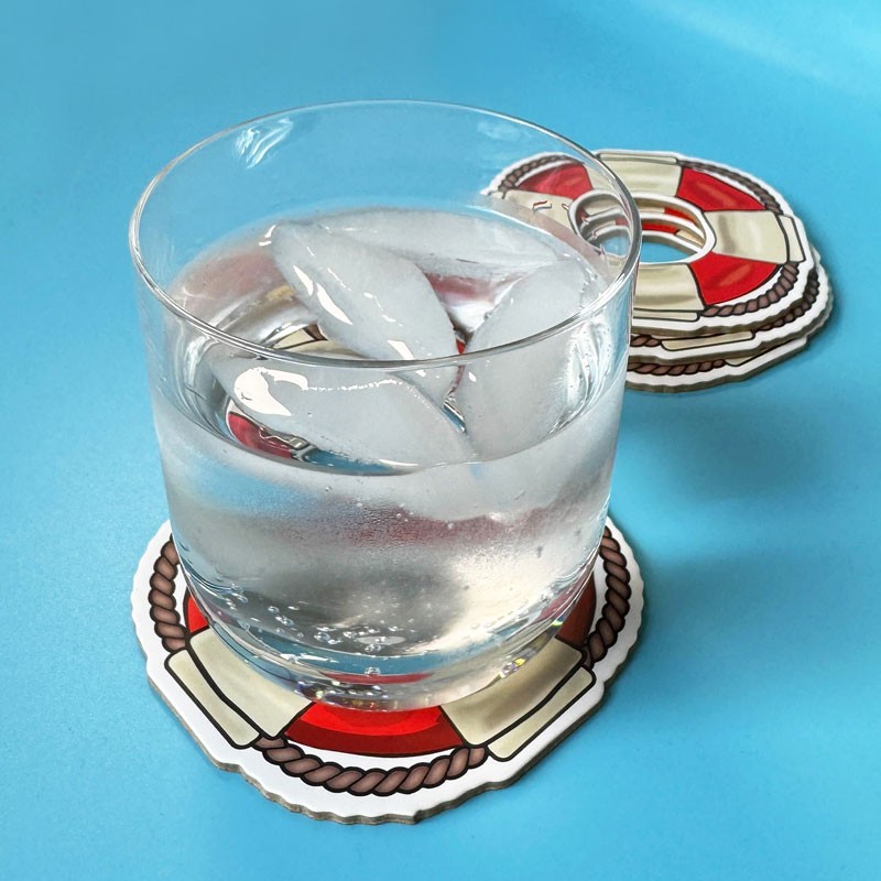 Lot de 4 sous-verres antidérapants en liège Lot de 4 sous-verres antidérapants en liège