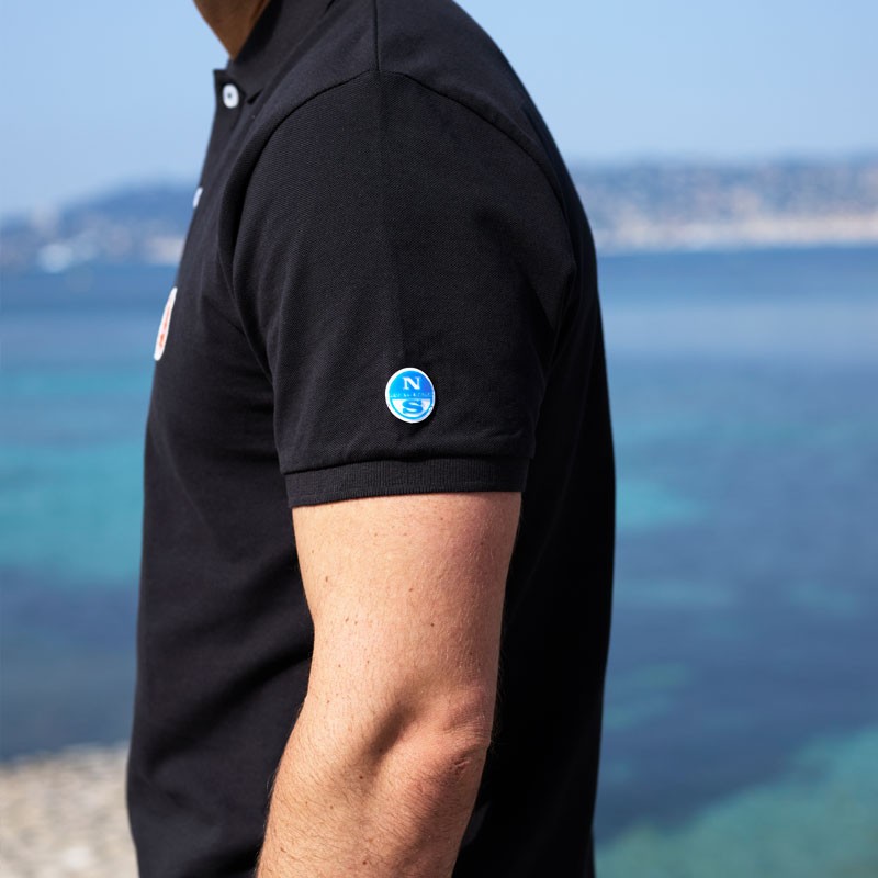 Polo gris manches courtes North Sails