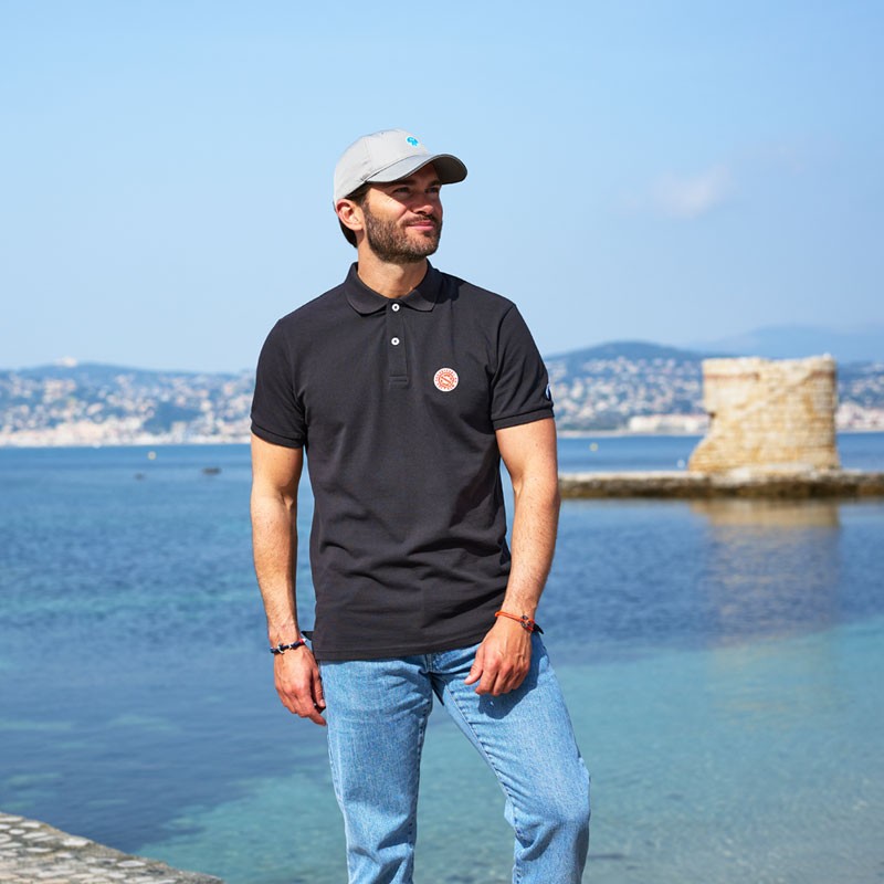 Polo gris manches courtes North Sails