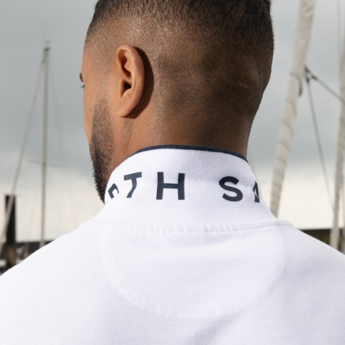 Polo blanc manches longues North Sails