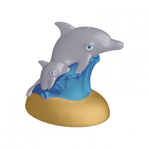 Mako moulages Le dauphin et son bébé