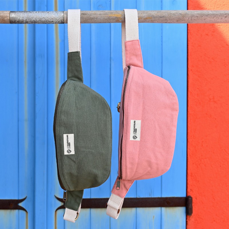 Sac banane kaki et saumon Sac banane kaki et saumon