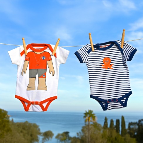 Lot de 2 bodys Babymascotte