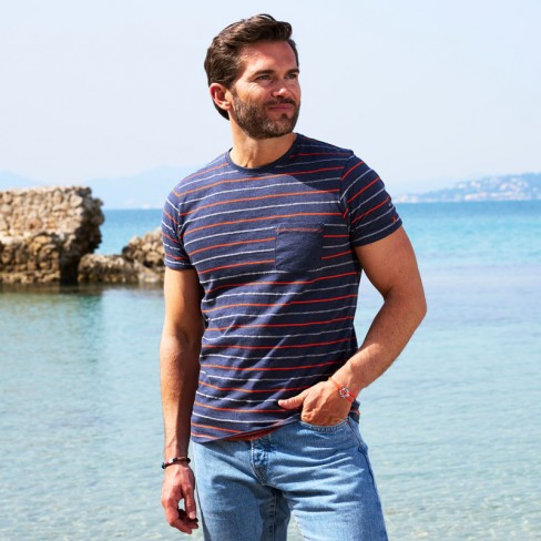 T-shirt Torany bleu