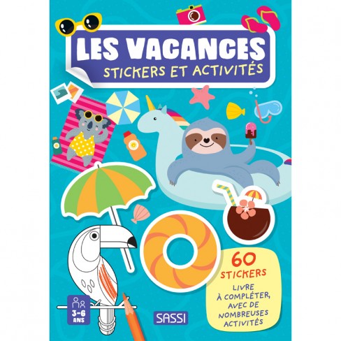Stickers et activités Les vacances