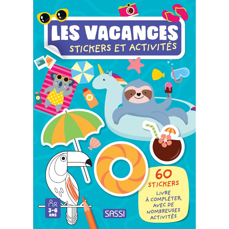 Stickers et activités Les vacances Stickers et activités Les vacances